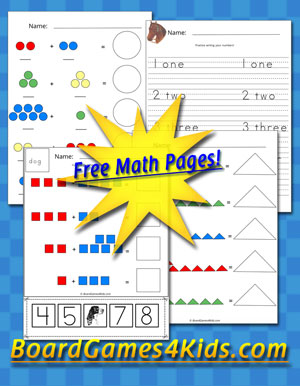 Download and Print Kids Addition Math Pages