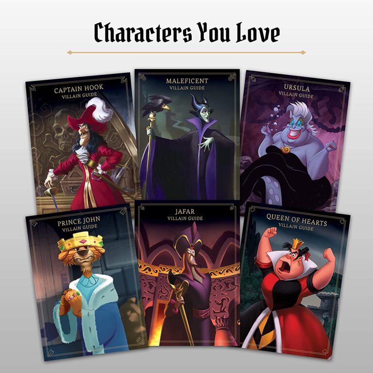 Disney Villains - Characters You Love - Board Games for Kids