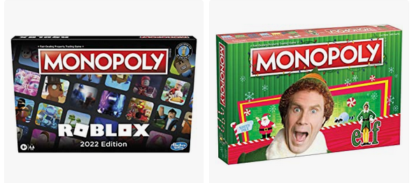 Elf Movie board game - Monopoly version