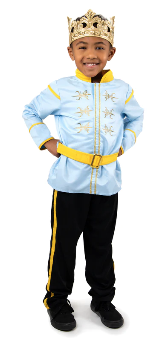 Prince Charming boys dress up costume for playtime.
