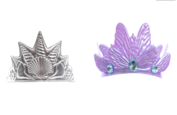 Playtime crowns for children - soft for safe play and pretend to go with dresses and costumes.