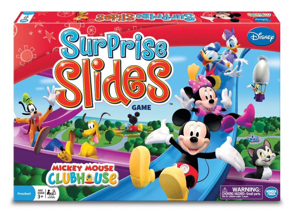 Surprise Slides Kids Mickey Mouse Board Game
