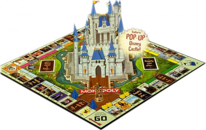 Monopoly with Disney Castle Board Game for Kids and Adults