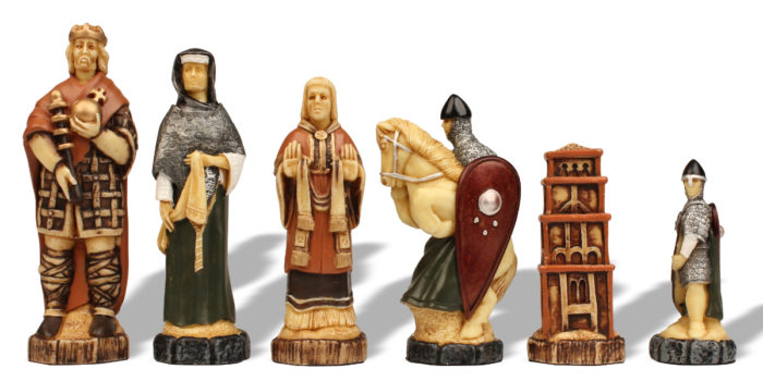 Full Color Historical Battle Chess Pieces