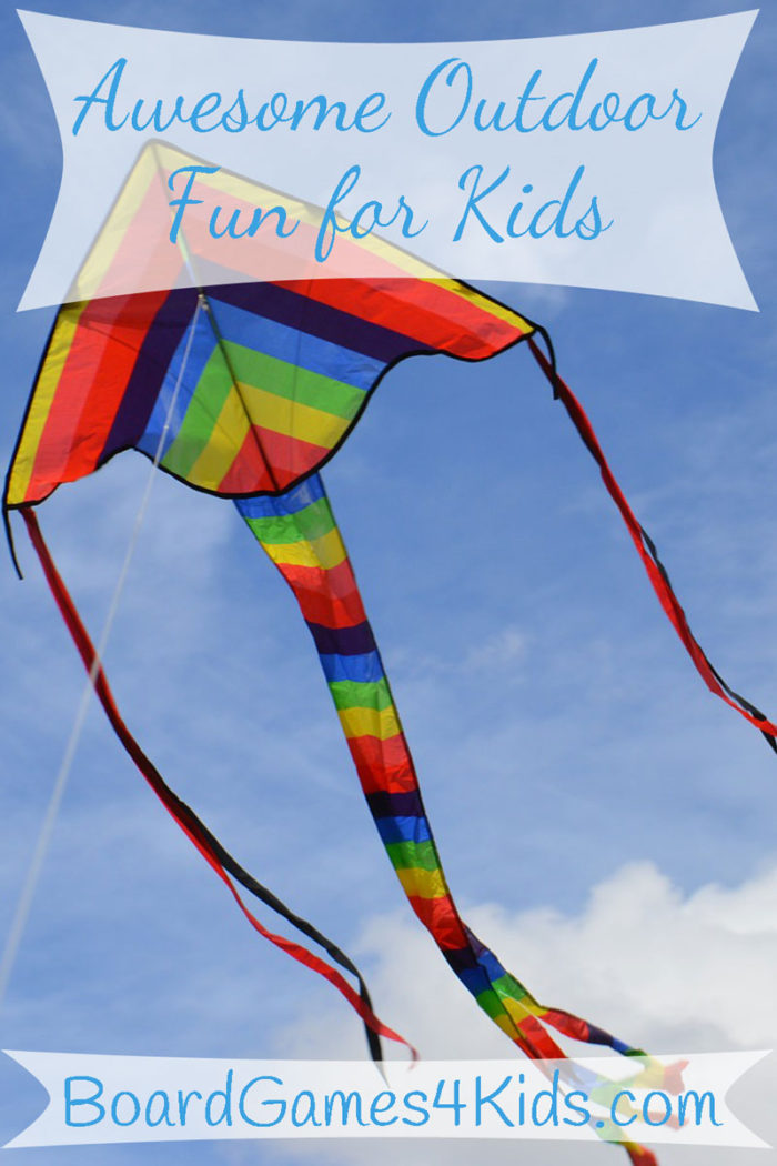 Let's go fly a kite - super awesome rainbow kite.