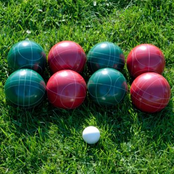 Bocce ball outdoor game for kids and grownups