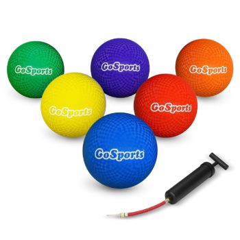 Rainbow Ball Set with Pump for Outdoor Games 