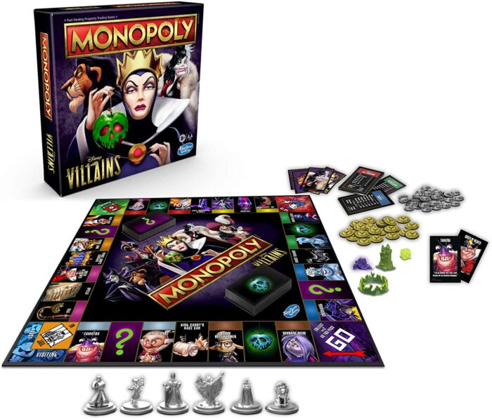 Top Disney Board Games For Kids And Families - Monopoly Villains Game