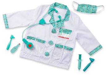 Children's doctor outfit for playtime and dress up.